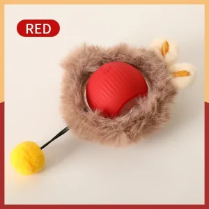 Играчка за котка. Интерактивна, светеща смарт топка с USB зареждане