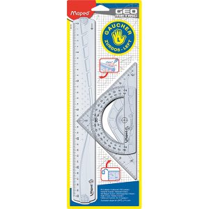 Комплект за чертане Maped за лява ръка